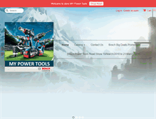 Tablet Screenshot of mypowertools.com.my
